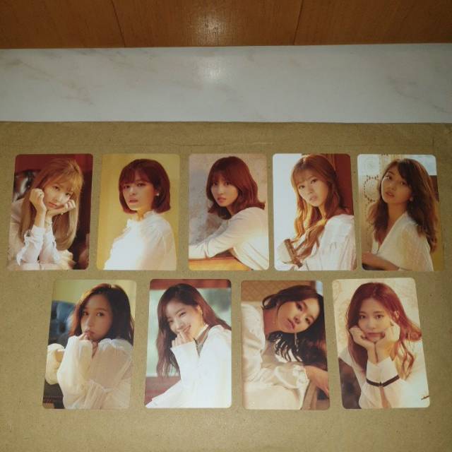 Twice first love 2018 season greetings official photocard set