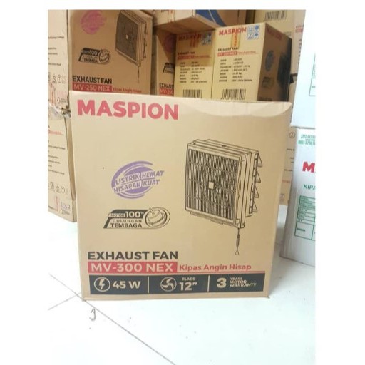 Maspion Exhaust Fan / Kipas Angin Hisap Dinding 12&quot; (30cm) MV-300NEX