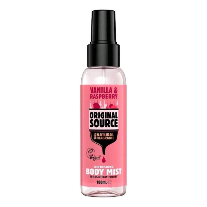 Original Source Body Mist varian Vanilla &amp; Raspberry