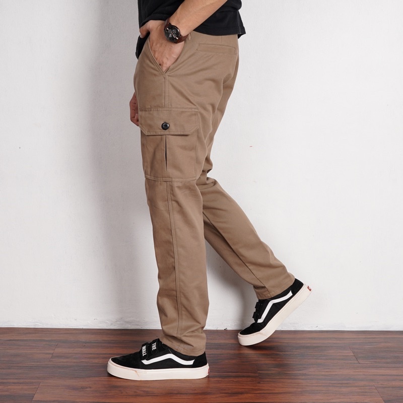 Celana panjang cargo Bahan Twill Tebal / long pants cargo