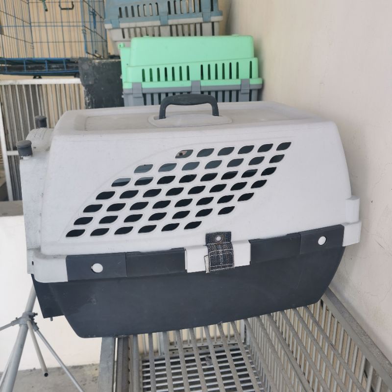 KANDANG KERANGKENG HEWAN BINATANG PELIHARAAN PET CARRIER KARGO CARGO NOZTONOZ PRELOVED BEKAS MURAH