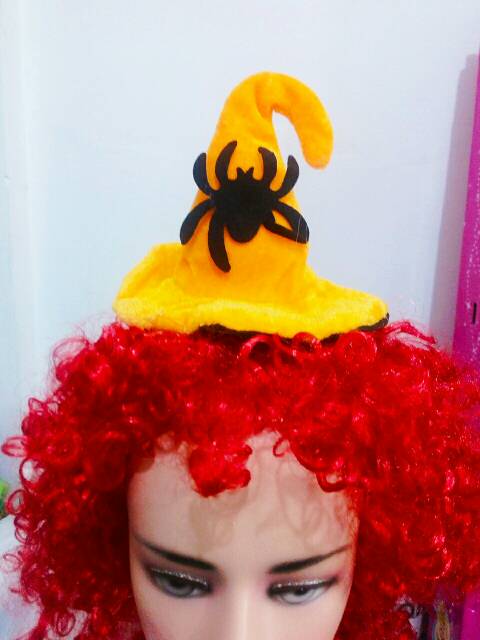 Bando halloween topi pumpkin spider bat