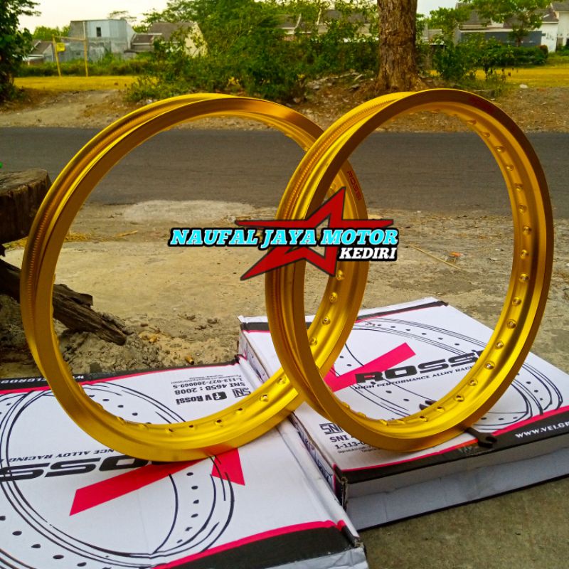 VELG VROSSI RING 18 185-215 GOLD ORIGINAL VROSSI VELG RING 18 ROSSI