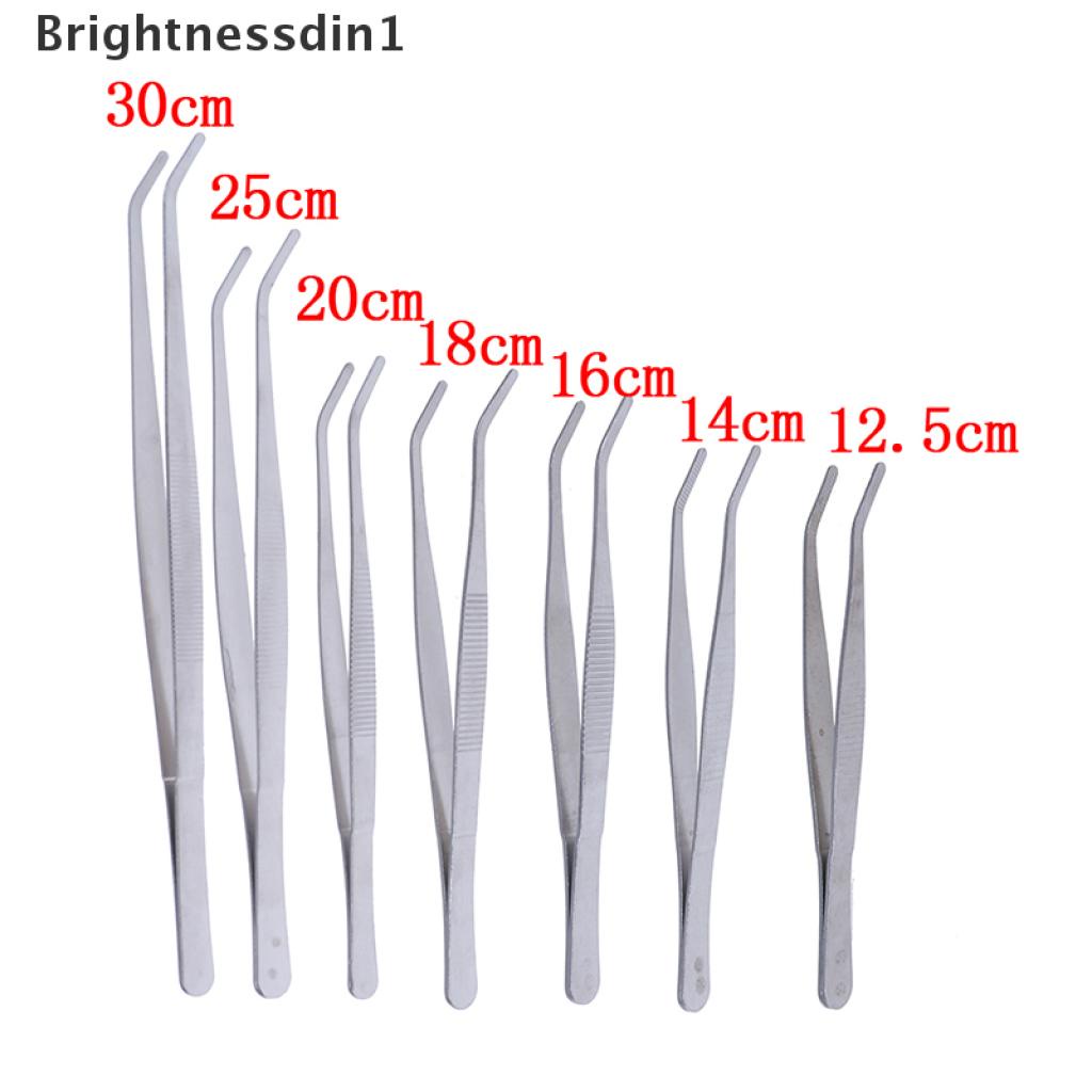 (Brightnessdin1) Pinset Stainless Steel Untuk Reparasi Akuarium