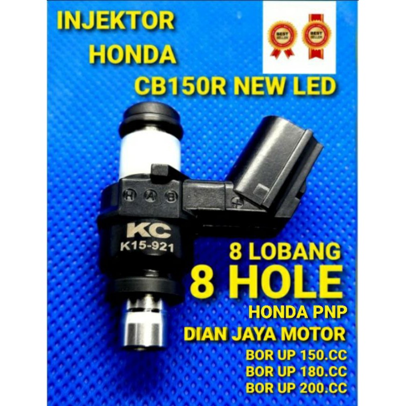 (KC Premier) Injektor Injector Racing HONDA CB150R New 8 Hole CBR150 Sonic 150 GTR 150 Pcx 150 Crf15