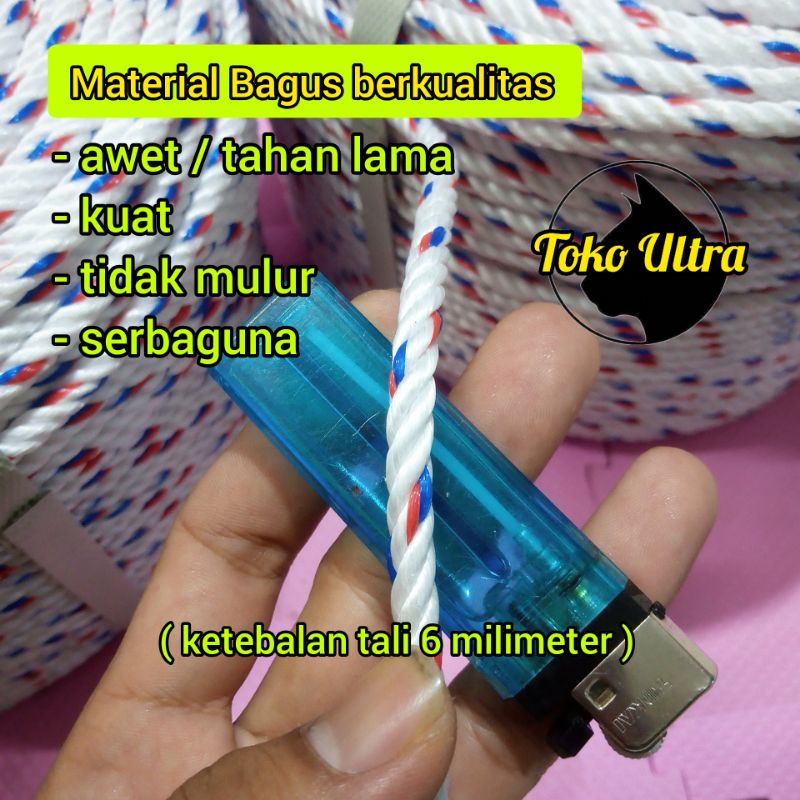 TAMBANG 6MM PPD / TAMBANG PPD 6MM / TAMBANG TRUK 6MM / TALI 6MM / TAMPAR 6MM / TAMBANG MOBIL 6MM / TAMBANG KAPAL 6MM / TALI PPD 6MM / TAMBANG JEMURAN / TALI MURAH / TAMBANG KILOAN / TAMBANG ECERAN / TALI KILOAN / TALI PLASTIK 6MM / TAMPAR 6MM