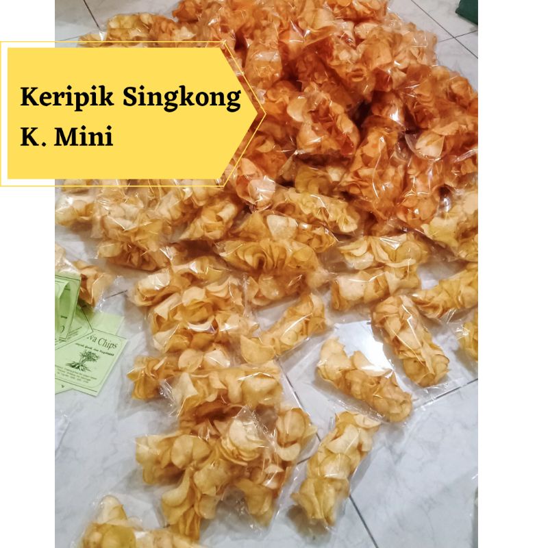 

[Bisa COD] Keripik Singkong Kemasan Mini 45gr