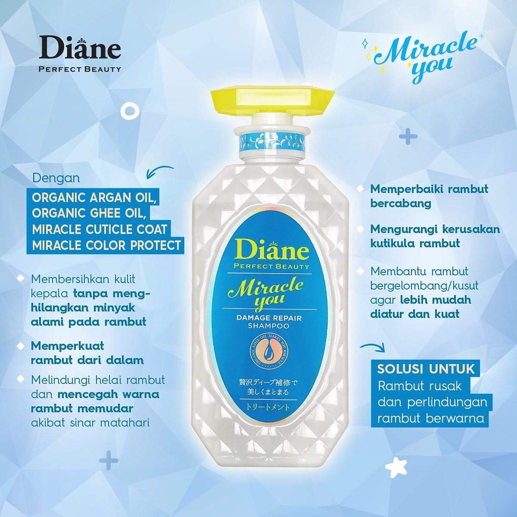 Moist Diane Shampoo &amp; Treatment Conditioner 450ml