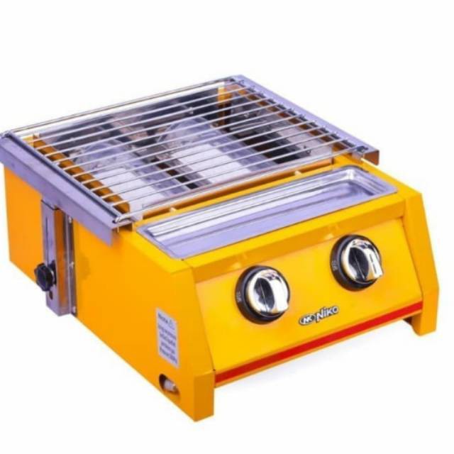 Kompor panggangan sosis 2 tungku niko