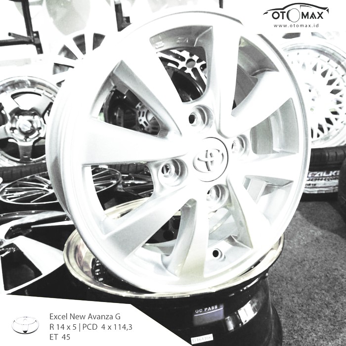 Cuci Gudang Velg Mobil Excel New Toyota Avanza G Ring 14