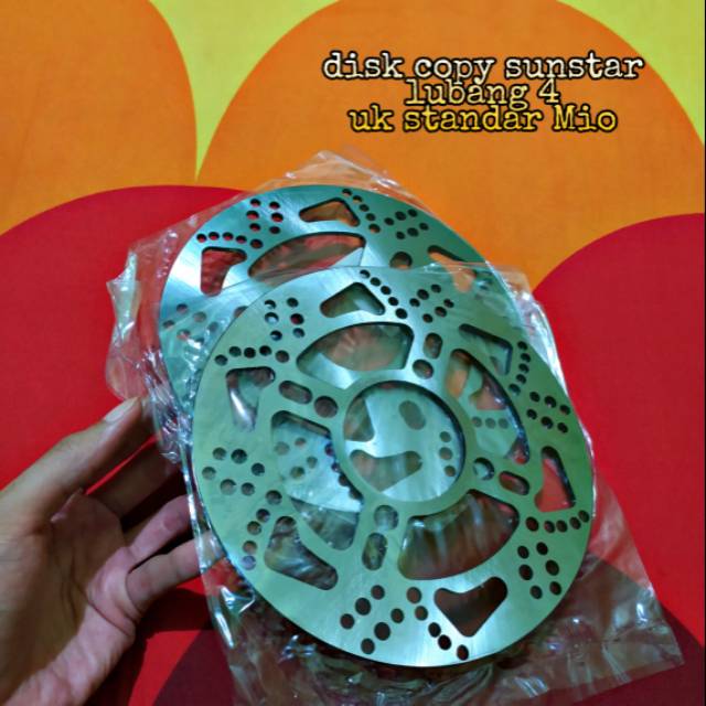 Disk piringan cakram motif coak ukuran standar mio