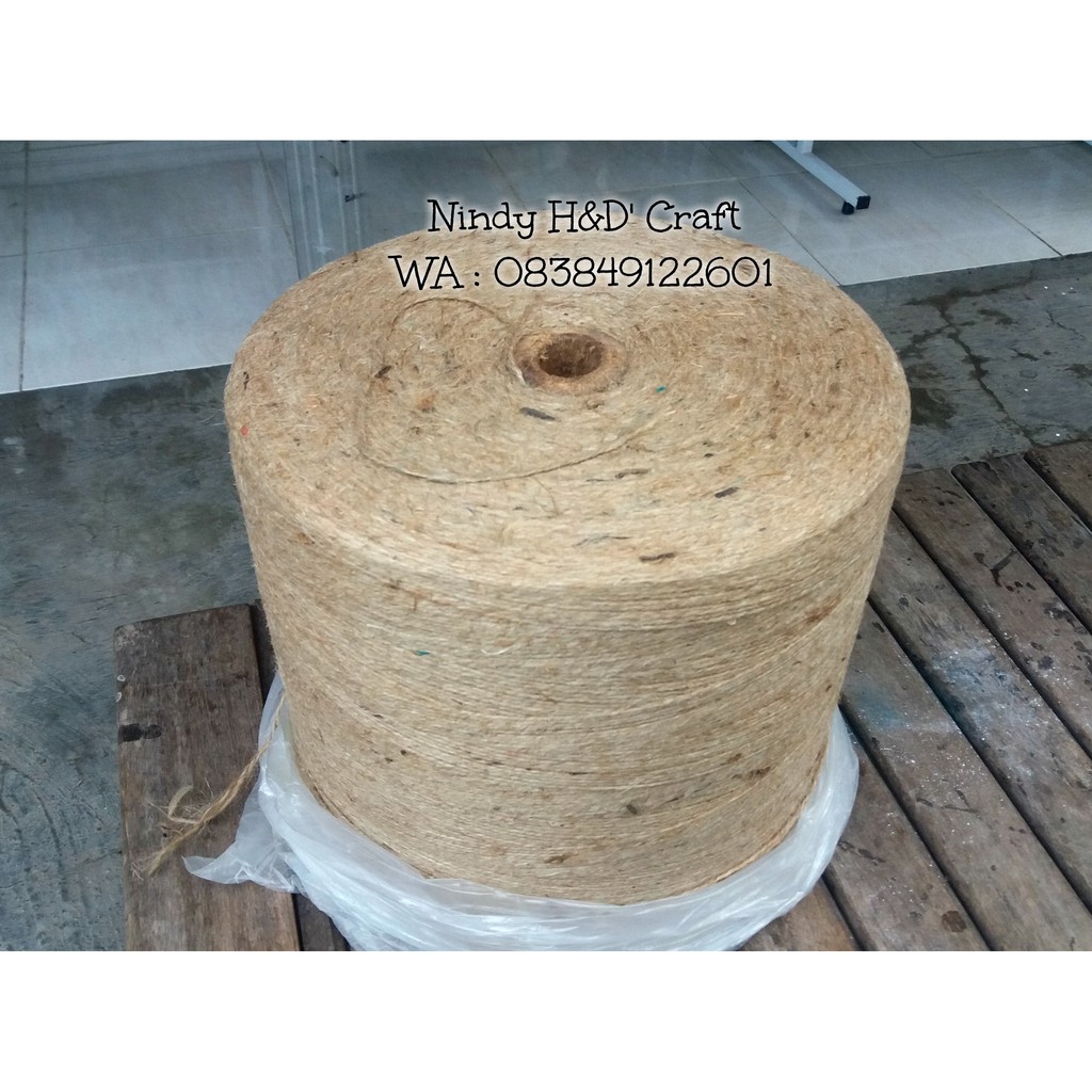 Tali Goni 2ply Per-gulung -+10kg - Tali Undangan - Tali Rami Hemp Rope