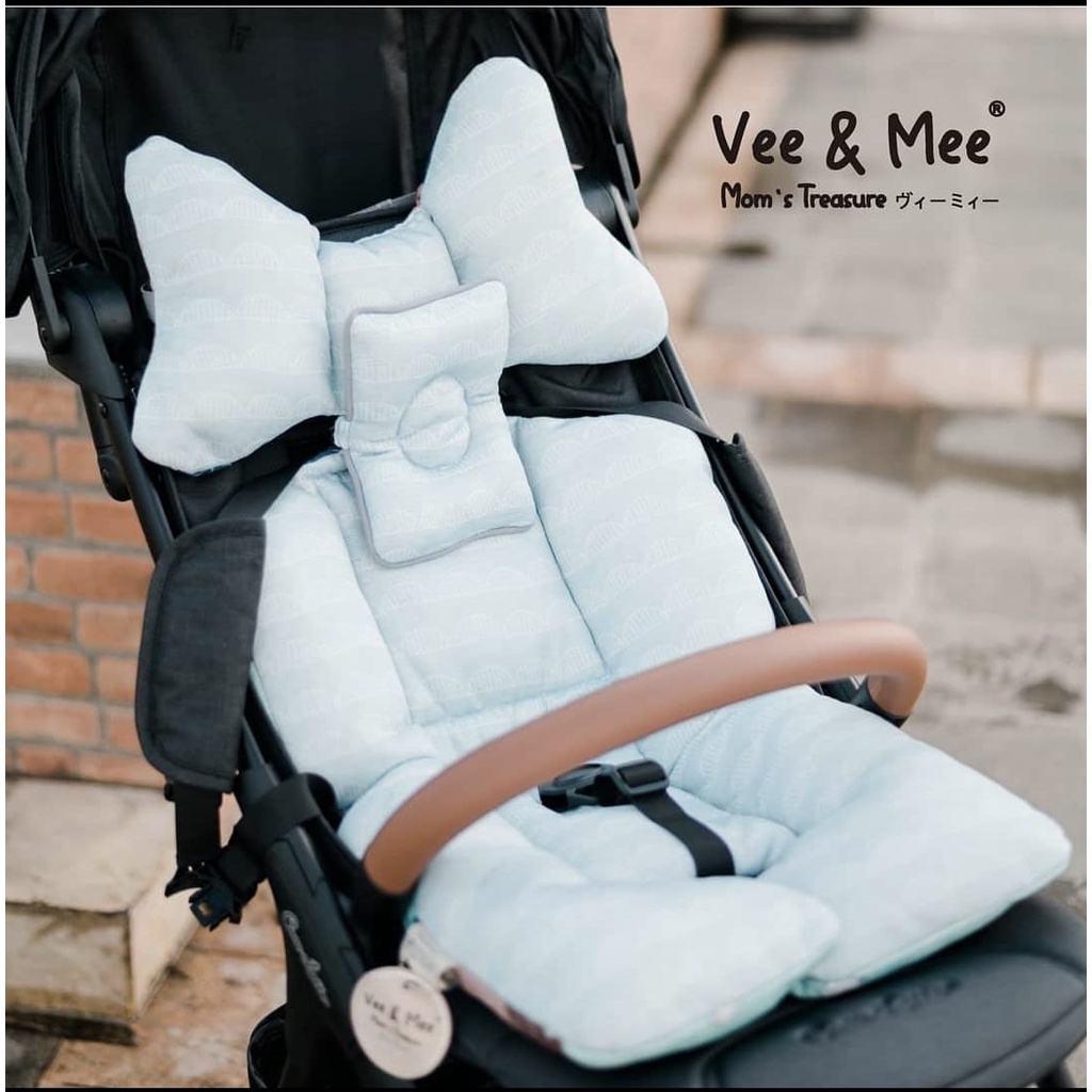 Vee &amp; Mee Alas Stroller / Bouncer / Car Seat + Bantal Lengan Anti Bakteri Rhino Series  - VMA 1010