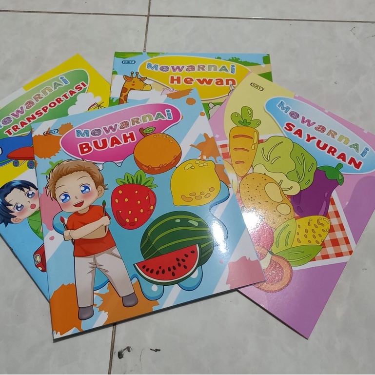 Buku Mewarnai Anak Kiky (Ukuran Besar)