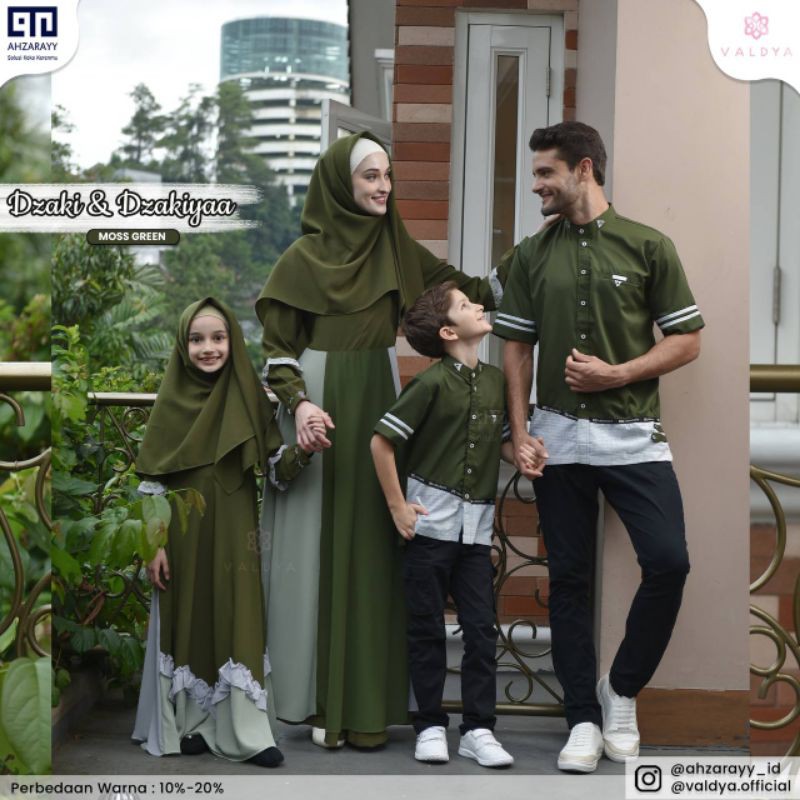 Family Set Dzaki Dzakiya Ahzarayy Valdya Original