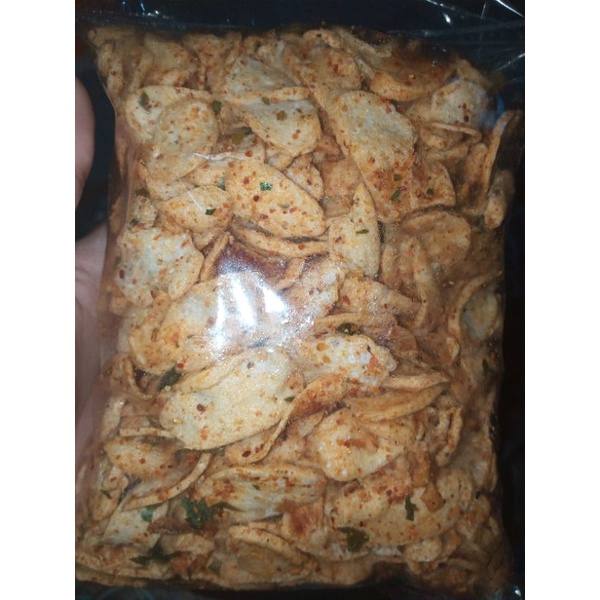 

otak-otak bumbu kering pedas daun jeruk/snack murah/snack mantap/teman ngemil enak