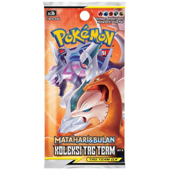 Silahkan Order] Pokemon Booster Ac3B Matahari Dan Bulan Koleksi Tag Team