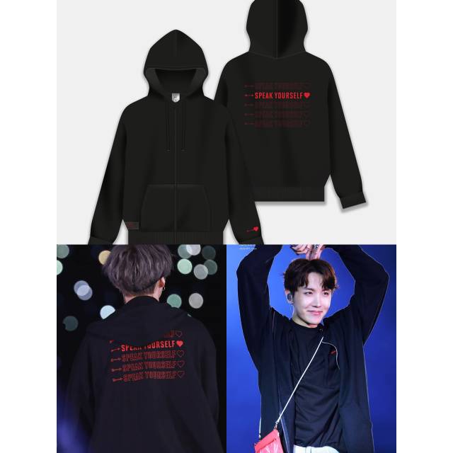 BTS Speak Yourself Zip Up Zipper / Hoodie Jacket Korea Kpop Sweater
