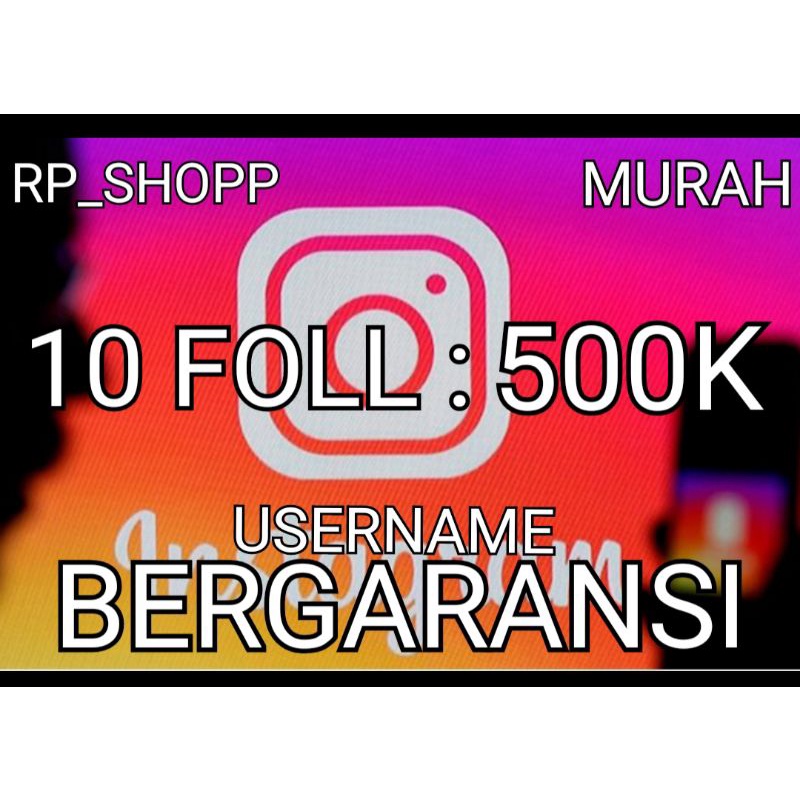 followers Instragram murah bergaransi