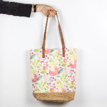 

Seruni Living Tote Bag Premium - MariGold Pink