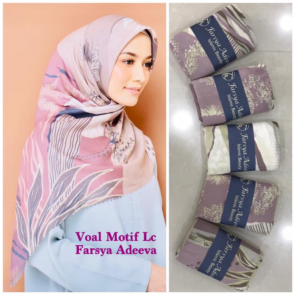 SEGI EMPAT MOTIF TERBARU HIJAB SEGI EMPAT MOTIF DEENAY  LASERCUT  TERMURAH DAN TERLARIS NAYLA HIJA'B-FLORA TARO