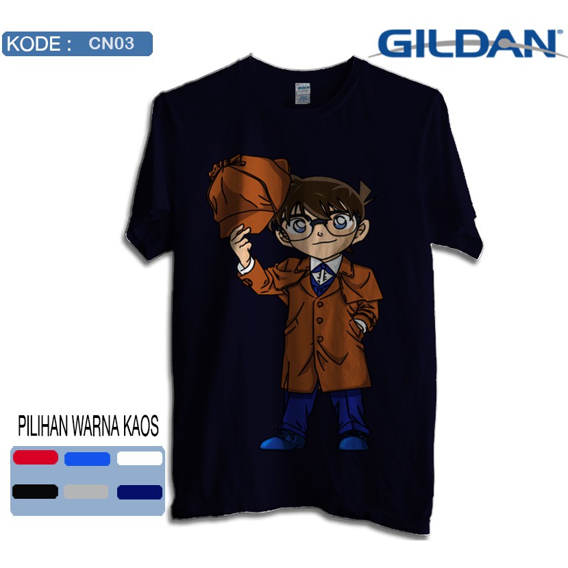 Detektif conan / kaos anime original gildan cn03