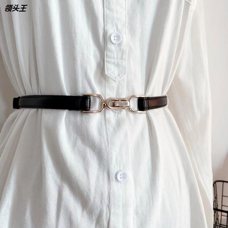 (Hello Girl) YD13 Ikat Pinggang Wanita Polos Thin Belt Korea Import