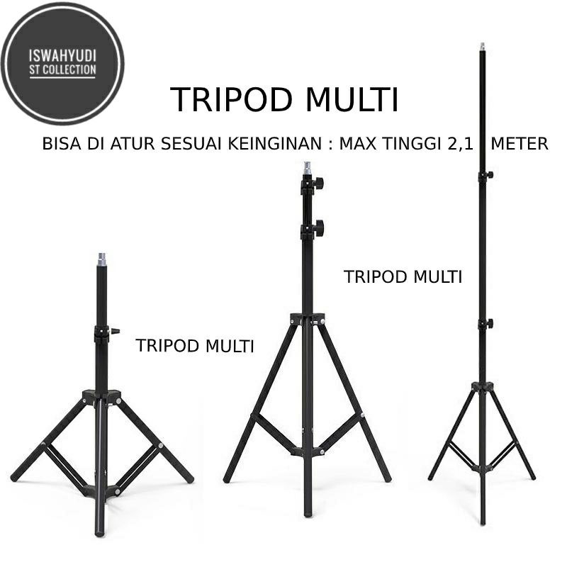 ISC Tripod Hp Stand 2,1 Meter Free Holder U