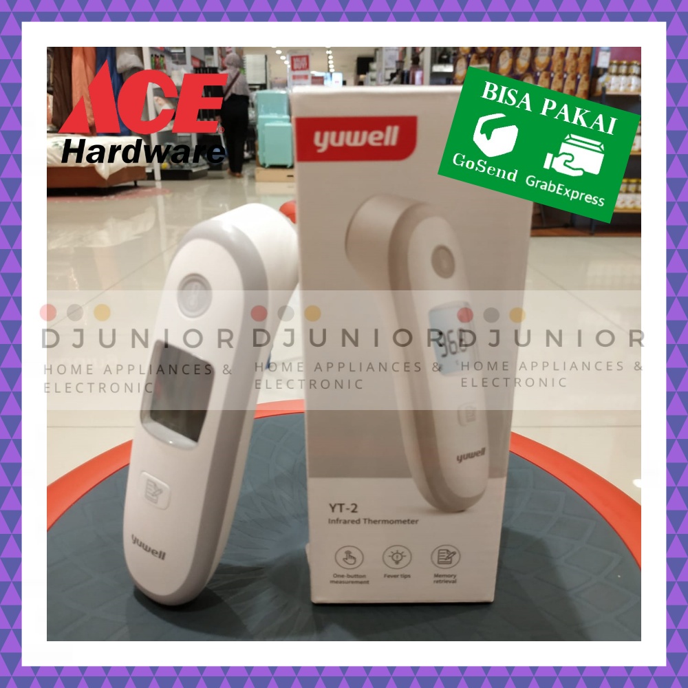 YUWELL - TERMOMETER INFRA RED SUHU BADAN / FOREHEAD INFRARED THERMOMETER YT-2