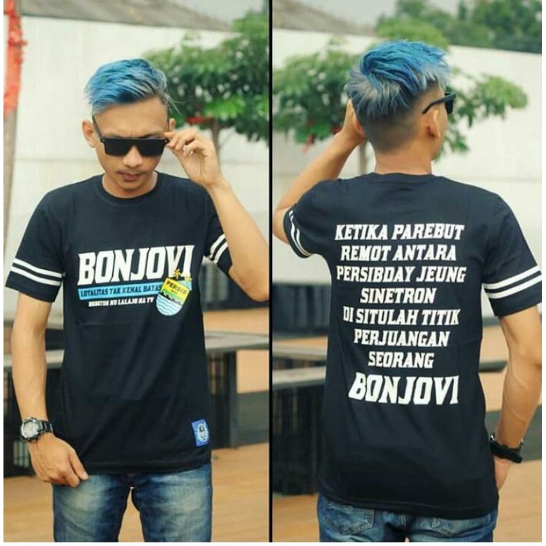 kaos Persib distro bonjovi baju pereib distro kaos Bobotoh original viking Bonek unishecx one blue
