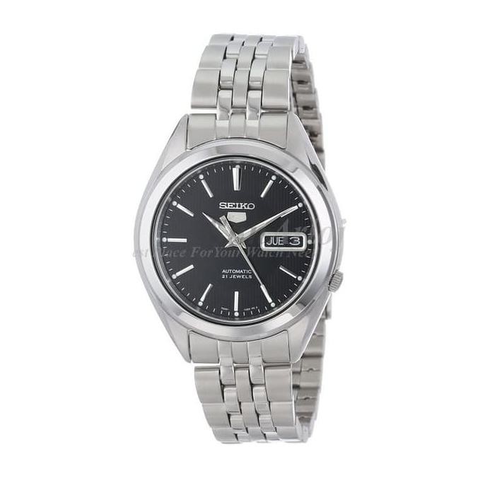 Super Sale Seiko 5 SNKL23J1 Automatic Black Dial Stainless Steel Ready Stock