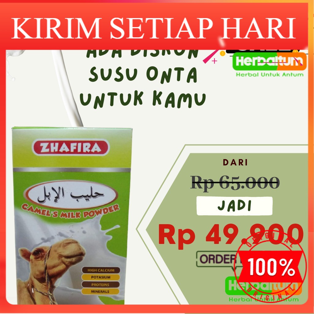 

Zhafira Susu Unta Bubuk | Zhafira Camel's Milk Powder