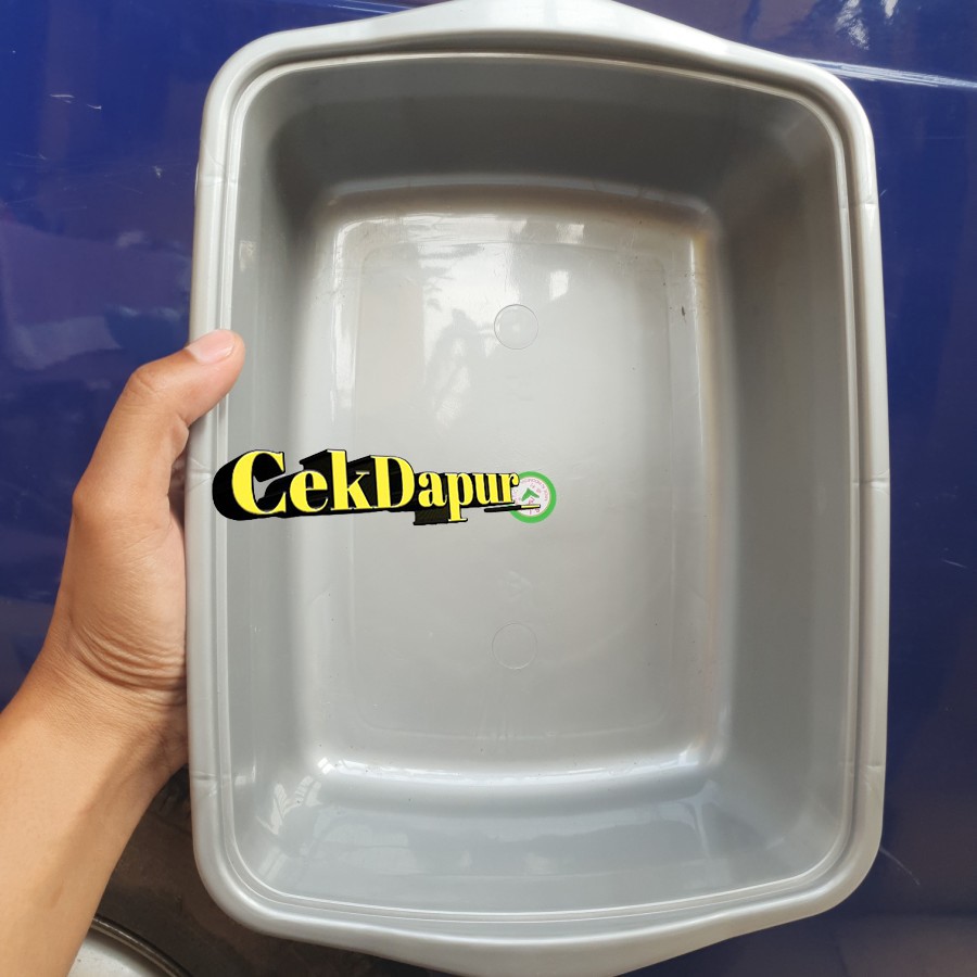 baskom 20cmx30cm/baskom persegi panjang/baskom plastik murah /baskom bak segi metalik murah tebal