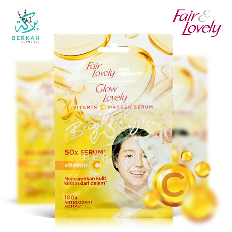 Fair &amp; Lovely Masker Vitamin C Serum Sheets Mask 20gr