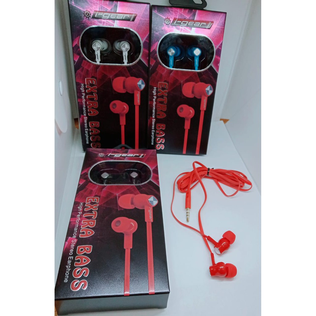 EARPHONE I-GEAR IG11 (EXTRA BASS)