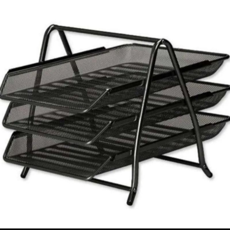 

document tray/ rak susun/letter tray 3 susun/bak surat besi 3 susun vtec.