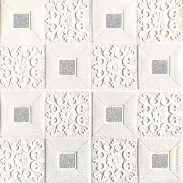 Wallpaper Foam 3D BTKF-003-SILVER