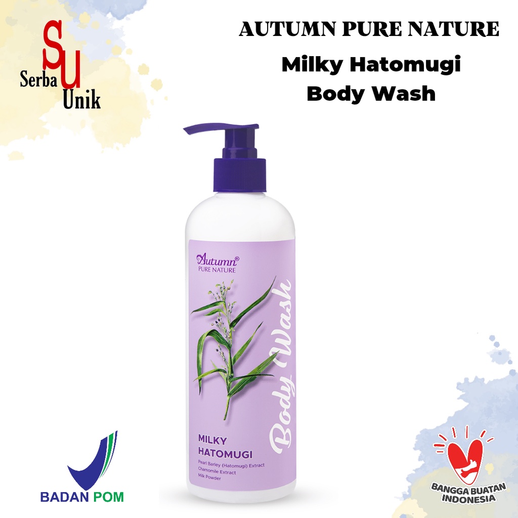 Autumn Milky Hatomugi Body Wash 500ml BPOM