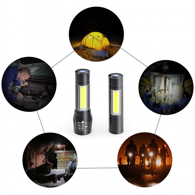 [ High Quanlity COB work light outdoor emergency Flash light for Hiking Camping Survival Emergency ]