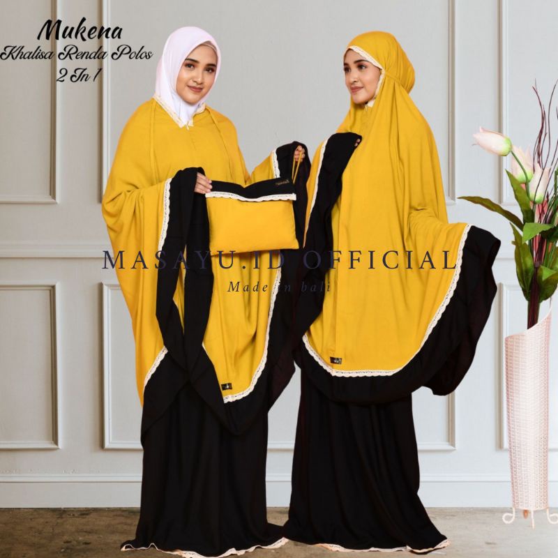 MUKENA BALI KHALISA RENDA 2IN1 PREMIUM JUMBO [DMS]