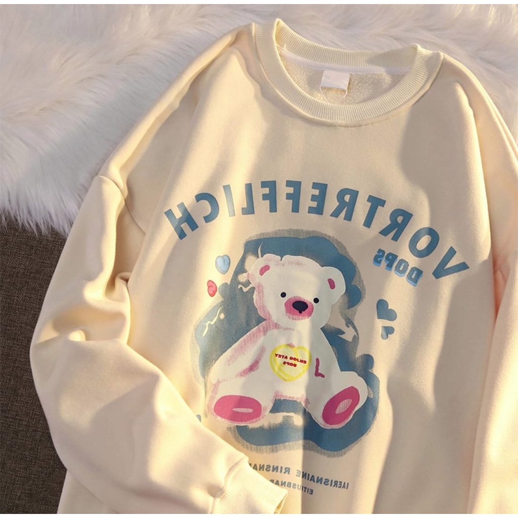 VOTRE DOPS BEAR SWEATER CREWNECK