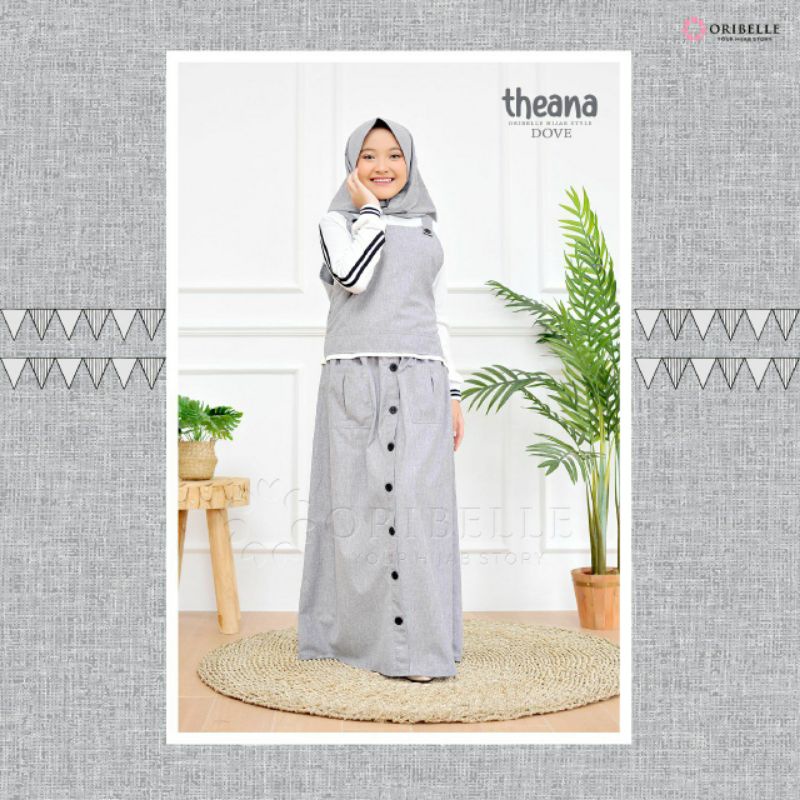 SETELAN ROK • THEANA ORIBELLE • SET HIJAB || Oribelle