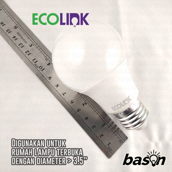 ECOLINK Multipack LED Bulb 12W A60 - Paket isi 4 bh - Bohlam Lampu LED