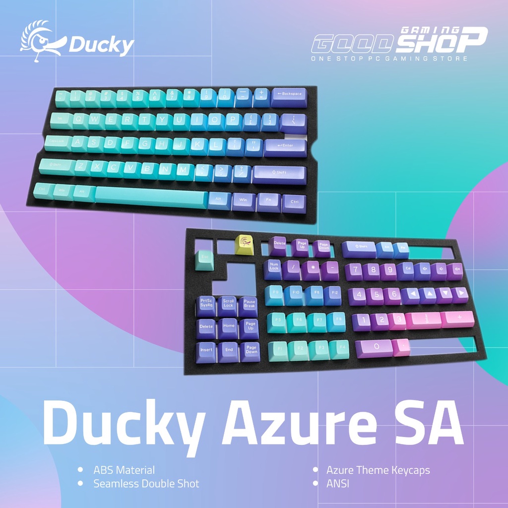 Ducky Keycap Set SA / PBT Seamless Double Shot - Variant Keycaps Theme