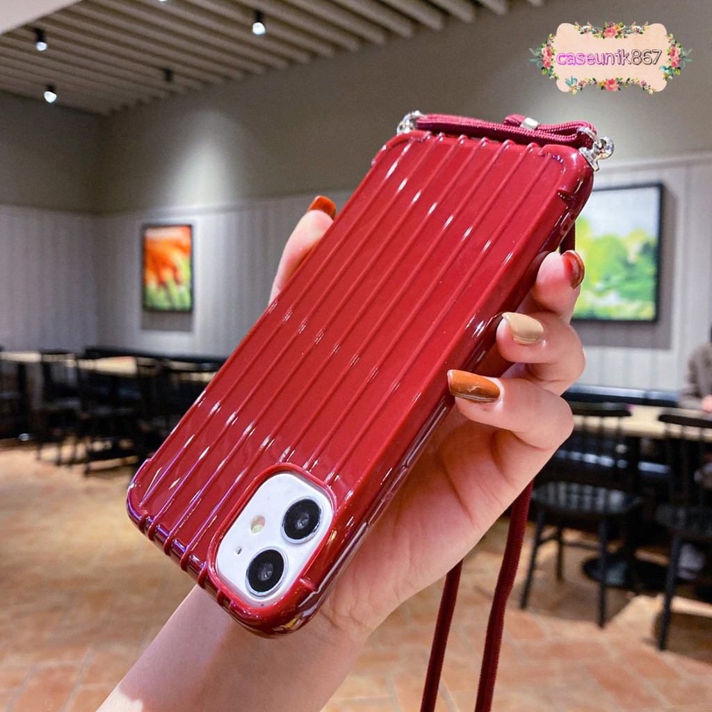 SOFTCASE KOPER SLINGCASE LANYARD XIAOMI REDMI 6A 6 MI A2 LITE 7A 7 PRO CS1976