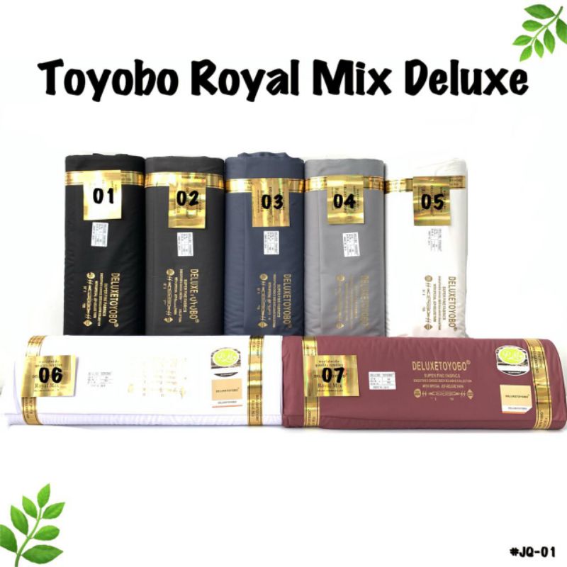Kain Toyobo Royal Mix Deluxe / Bahan Toyobo Royal Mix  Deluxe
