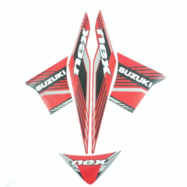 Striping Sticker Decal Suzuki Nex 2017 Merah