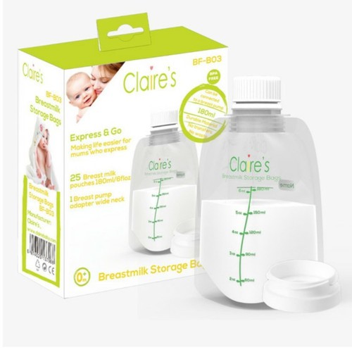 Claire's Breastmilk Storage Bags