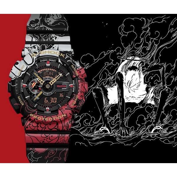 Jam tangan pria cowok G-Sh0ck one piece & dragon ball dual time