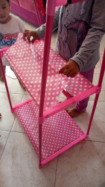 Triangle Stand Hanger  Dgn 4 Roda